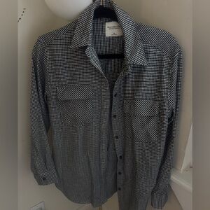 Abercrombie matching set 1/2 Houndstooth flannel XS